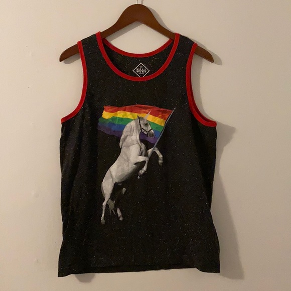 Well Worn Other - Well Worn Unicorn Pride Tank Top